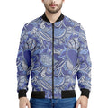 Pigeon Floral Bohemian Pattern Print Men's Bomber Jacket