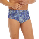 Pigeon Floral Bohemian Pattern Print Men's Briefs