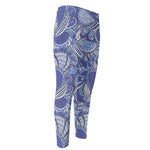 Pigeon Floral Bohemian Pattern Print Men's Compression Pants