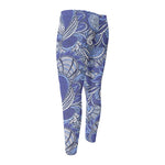 Pigeon Floral Bohemian Pattern Print Men's Compression Pants