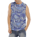 Pigeon Floral Bohemian Pattern Print Men's Fitness Tank Top