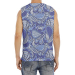 Pigeon Floral Bohemian Pattern Print Men's Fitness Tank Top