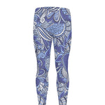 Pigeon Floral Bohemian Pattern Print Men's leggings