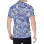 Pigeon Floral Bohemian Pattern Print Men's Shirt