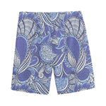 Pigeon Floral Bohemian Pattern Print Men's Sports Shorts