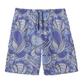 Pigeon Floral Bohemian Pattern Print Men's Swim Trunks