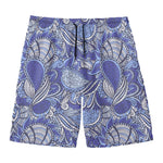 Pigeon Floral Bohemian Pattern Print Men's Swim Trunks