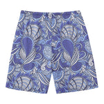 Pigeon Floral Bohemian Pattern Print Men's Swim Trunks