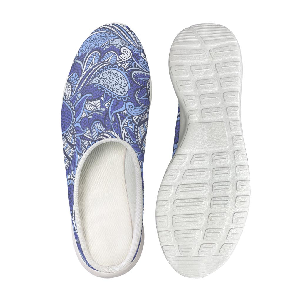 Pigeon Floral Bohemian Pattern Print Mesh Casual Shoes