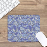Pigeon Floral Bohemian Pattern Print Mouse Pad