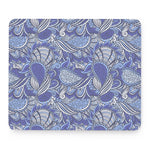 Pigeon Floral Bohemian Pattern Print Mouse Pad