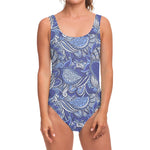 Pigeon Floral Bohemian Pattern Print One Piece Swimsuit