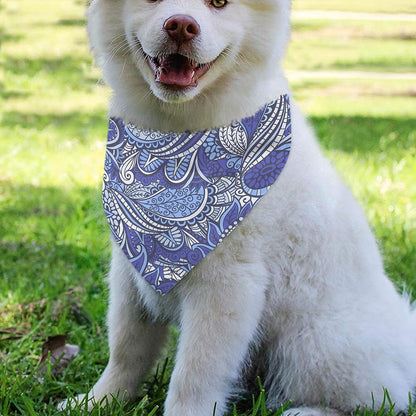 Pigeon Floral Bohemian Pattern Print Over The Collar Dog Bandana