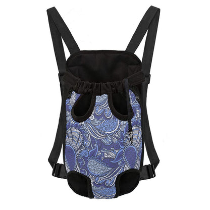 Pigeon Floral Bohemian Pattern Print Pet Carrier Backpack