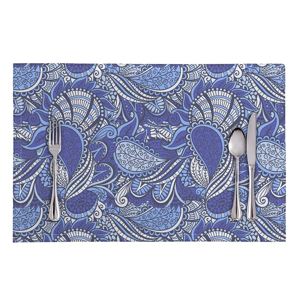 Pigeon Floral Bohemian Pattern Print Placemat