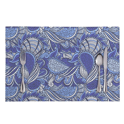 Pigeon Floral Bohemian Pattern Print Placemat