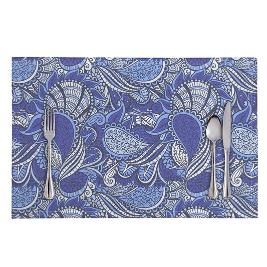 Pigeon Floral Bohemian Pattern Print Placemat