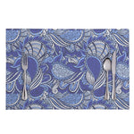 Pigeon Floral Bohemian Pattern Print Placemat