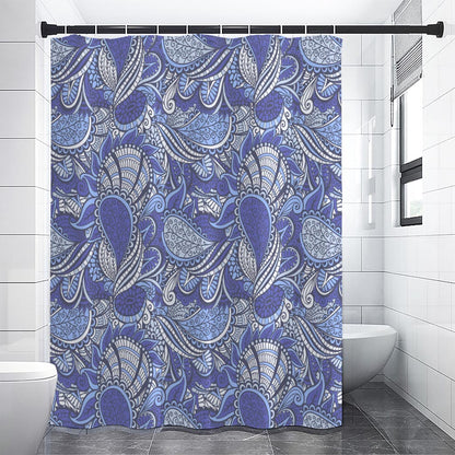 Pigeon Floral Bohemian Pattern Print Premium Shower Curtain