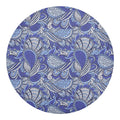 Pigeon Floral Bohemian Pattern Print Round Blanket