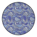 Pigeon Floral Bohemian Pattern Print Round Floor Mat