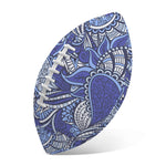 Pigeon Floral Bohemian Pattern Print Rugby Ball