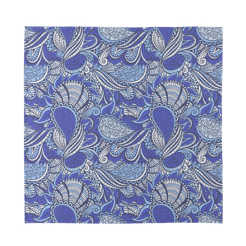 Pigeon Floral Bohemian Pattern Print Silk Bandana