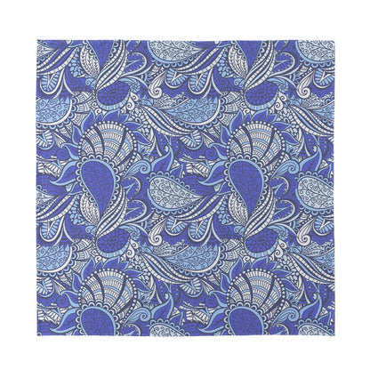 Pigeon Floral Bohemian Pattern Print Silk Bandana