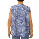 Pigeon Floral Bohemian Pattern Print Sleeveless Baseball Jersey