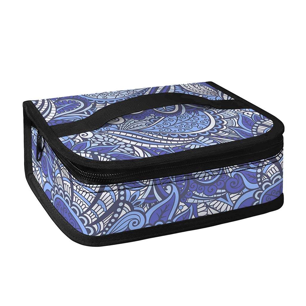 Pigeon Floral Bohemian Pattern Print Small Lunch Bag