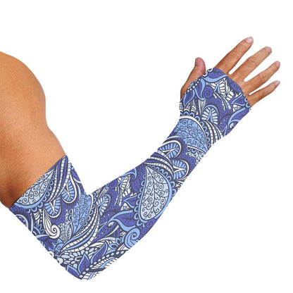Pigeon Floral Bohemian Pattern Print Sun Protection Arm Sleeves