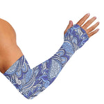 Pigeon Floral Bohemian Pattern Print Sun Protection Arm Sleeves