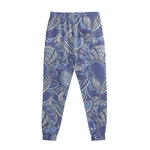 Pigeon Floral Bohemian Pattern Print Sweatpants