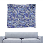Pigeon Floral Bohemian Pattern Print Tapestry