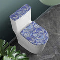 Pigeon Floral Bohemian Pattern Print Toilet Lid And Tank Cover Set