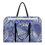 Pigeon Floral Bohemian Pattern Print Utility Tote Bag