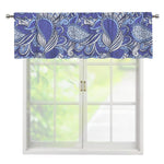 Pigeon Floral Bohemian Pattern Print Window Valance