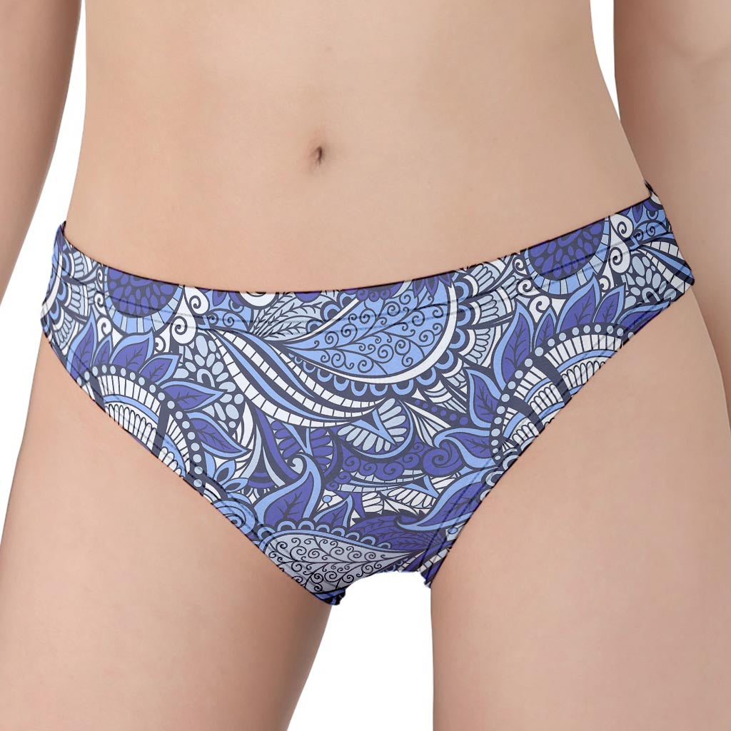Pigeon Floral Bohemian Pattern Print Women's Panties
