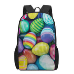 Pile Of Colorful Easter Eggs Print 17 Inch Backpack