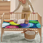 Pile Of Colorful Easter Eggs Print Baby Crib Sheet