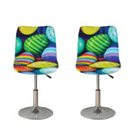 Pile Of Colorful Easter Eggs Print Bar Stool Covers