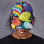 Pile Of Colorful Easter Eggs Print Baseball Cap
