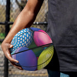 Pile Of Colorful Easter Eggs Print Basketball