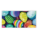 Pile Of Colorful Easter Eggs Print Beach Towel