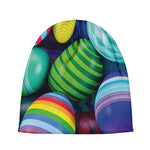 Pile Of Colorful Easter Eggs Print Beanie