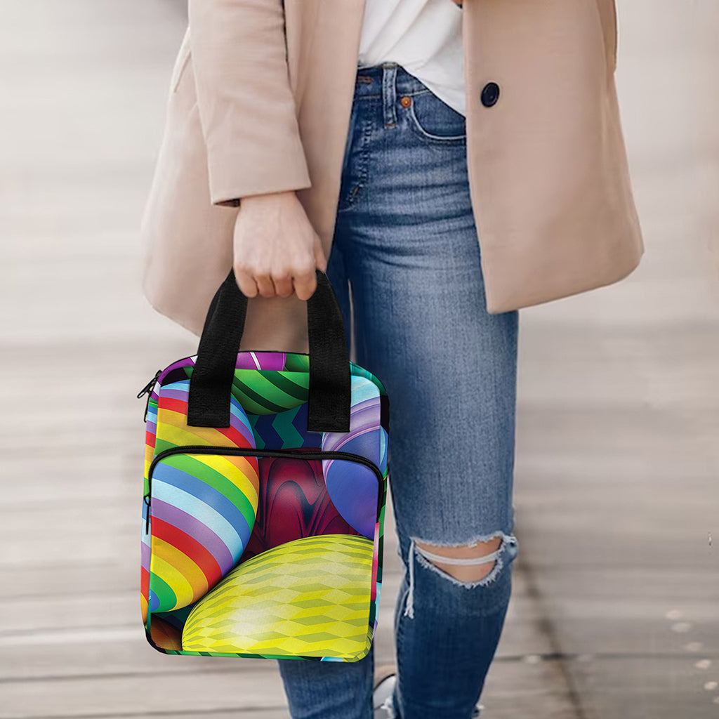 Pile Of Colorful Easter Eggs Print Bible Tote Bag