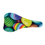 Pile Of Colorful Easter Eggs Print Bicycle Seat Cover