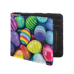 Pile Of Colorful Easter Eggs Print Bifold Wallet