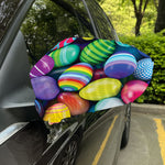 Pile Of Colorful Easter Eggs Print Car Side Mirror Covers