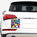Pile Of Colorful Easter Eggs Print Car Sticker